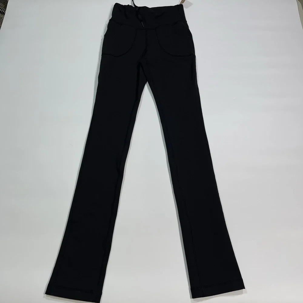 Lululemon Skinny Will Pant Black Womens Size 4 Yoga Pants Pilates